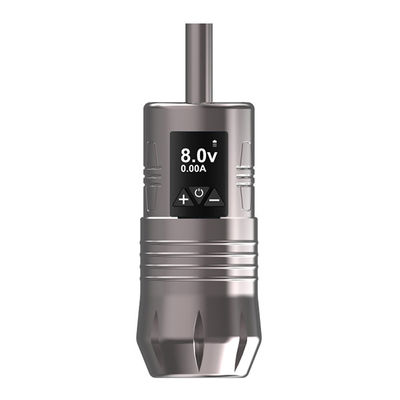 Grey Color Wireless Metal Tattoo Grips Professional For Cordless Tattoo Gun ODM