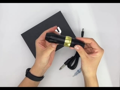 Máy xăm quay chuyên nghiệp Loại bút không dây Màu đen và đỏ dành cho nghệ sĩ